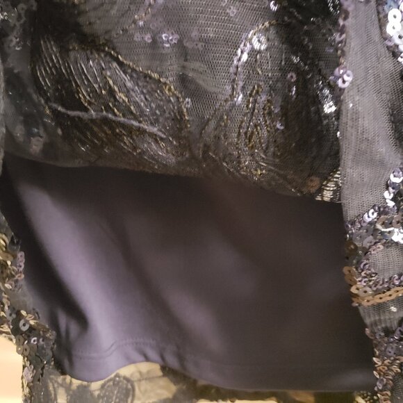 WHBM Sleeveless Blue Sequin Sheath Dress Sz 2 Party NWT White House Black Market - Picture 9 of 15